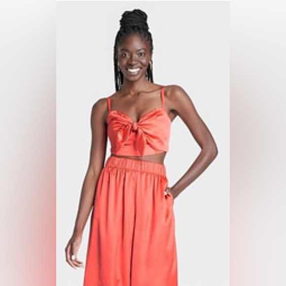 Sammy B Orange Corset/Bralette - Picture 1 of 11